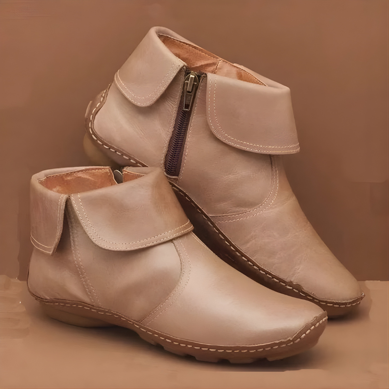 Women Premium Orthopedic Waterproof Marten‑Style Lace‑Up Ankle Boots