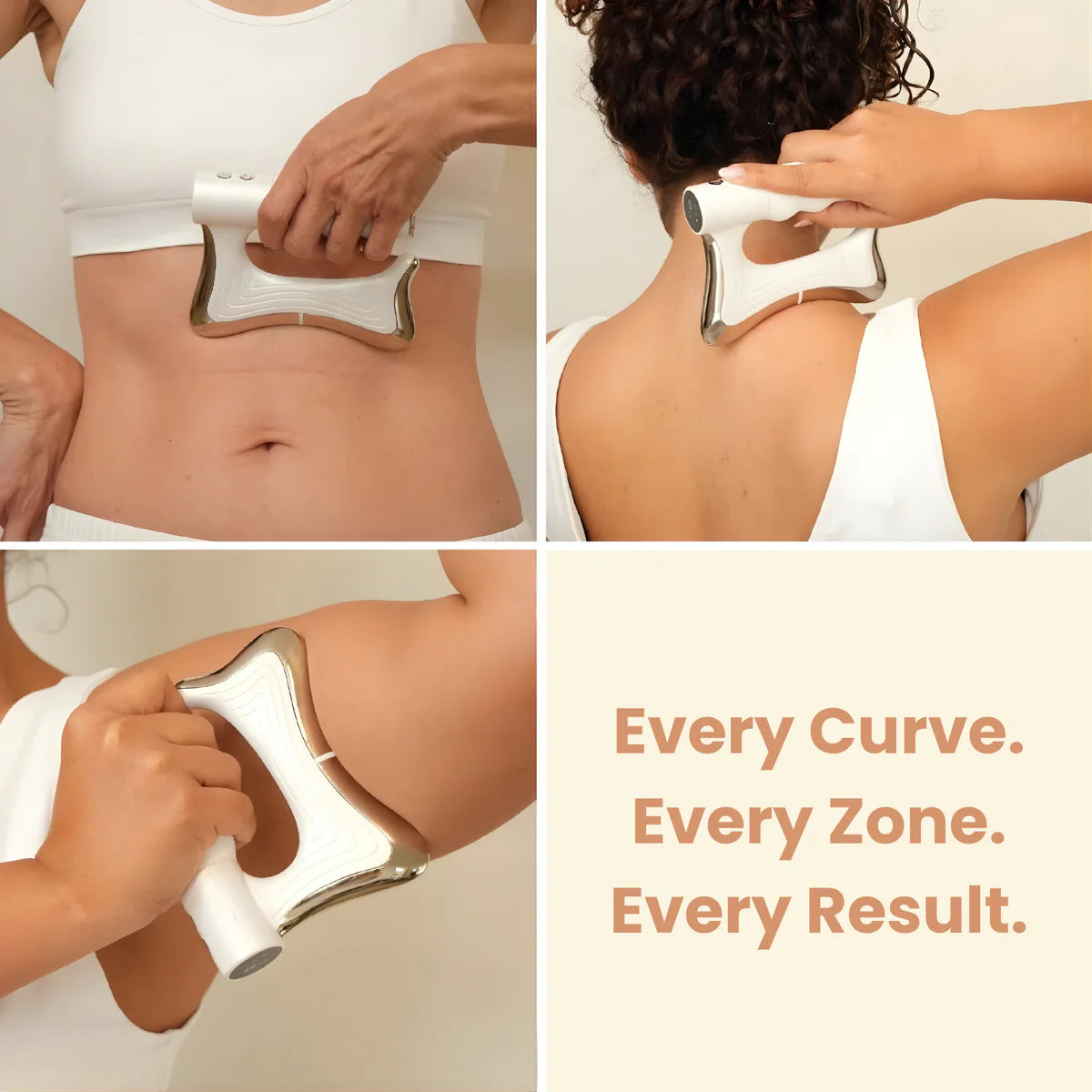 3-in-1 Fascia Relief System - Heat · Vibration · EMS