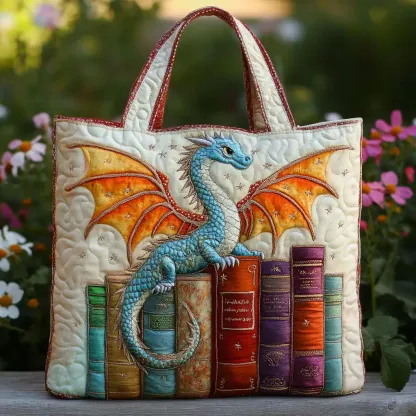Only a Few Left --Artistic Fashion Illustrated Embroidered Shoulder Tote Bag