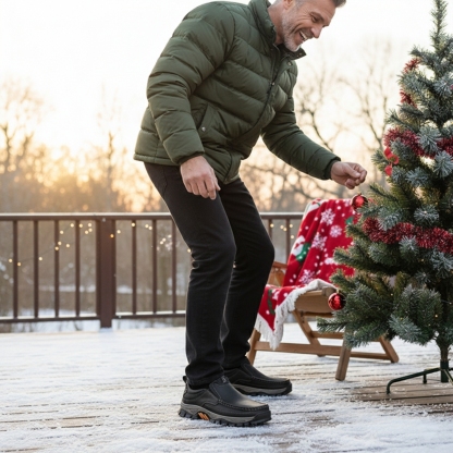 ⏰Promotion 50% OFF - Men's Orthopedic Comfortable Casual Genuine Leather Slip On Loafers