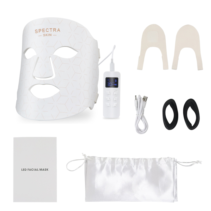 SpectraSkin LED Mask – 8-Color Light Therapy Facial Beauty Device