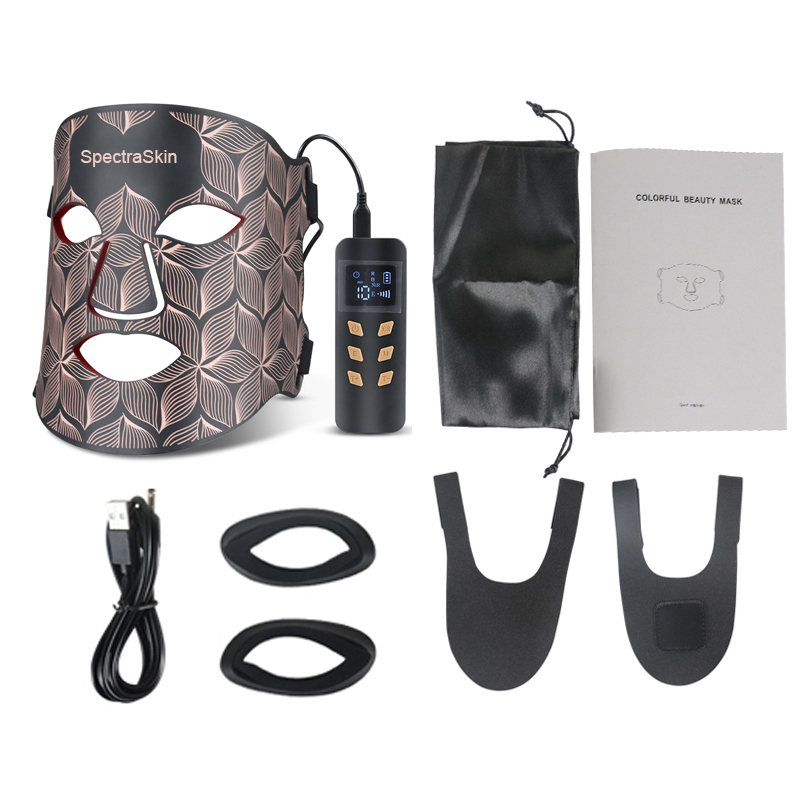 SpectraSkin LED Mask – 8-Color Light Therapy Facial Beauty Device