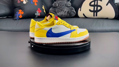 LJR Batch-Travis Scott x Air Jordan 1 Low "Canary Yellow" DZ4137-700