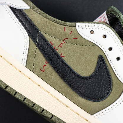LJR Batch-Travis Scott x Air Jordan 1 Low "Medium Olive" DZ4137-106