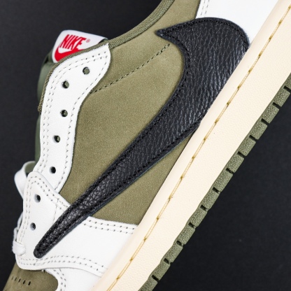 LJR Batch-Travis Scott x Air Jordan 1 Low "Medium Olive" DZ4137-106