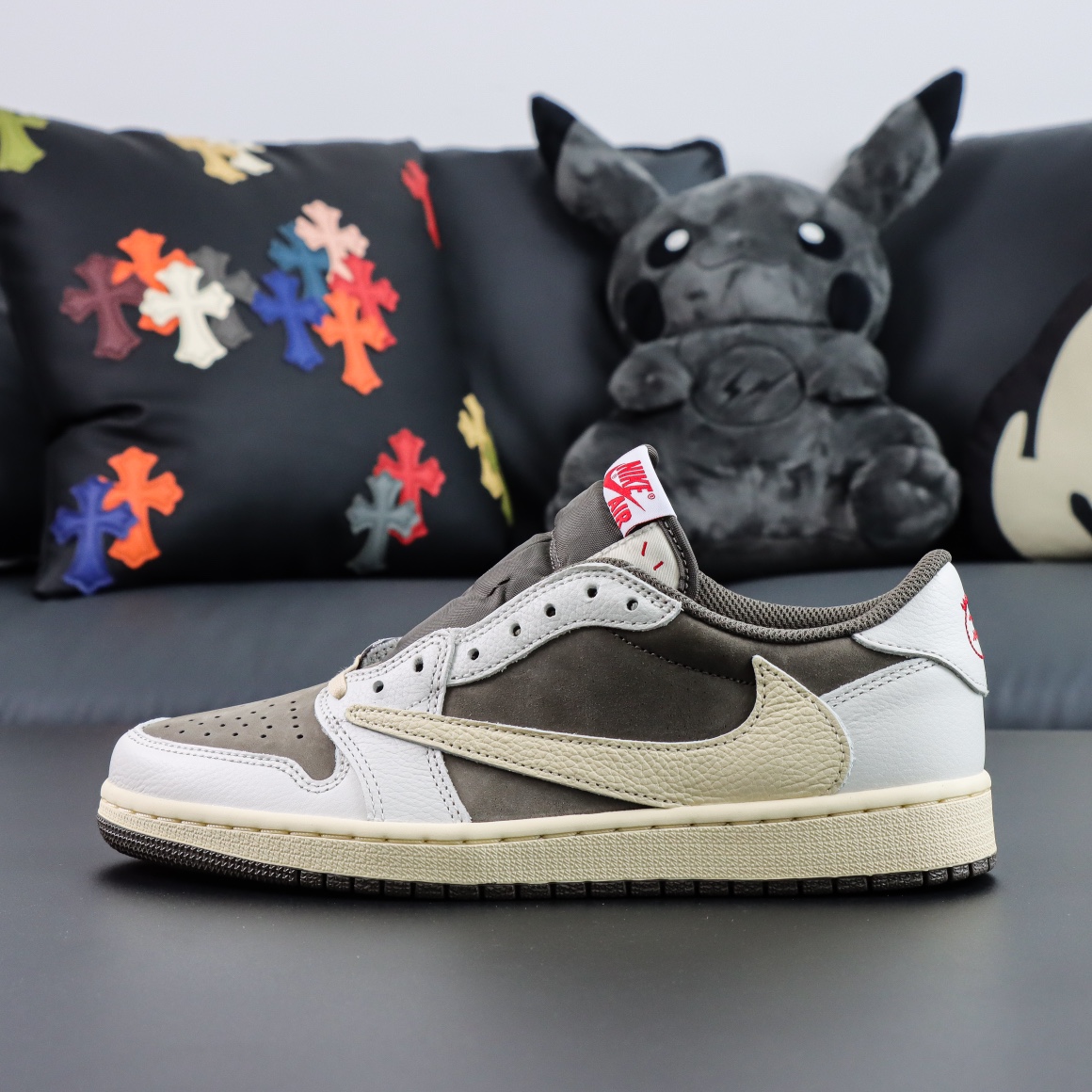 LJR Batch-Travis Scott x Air Jordan 1 Low OG SP "Sail and Ridgerock" DM7866-162