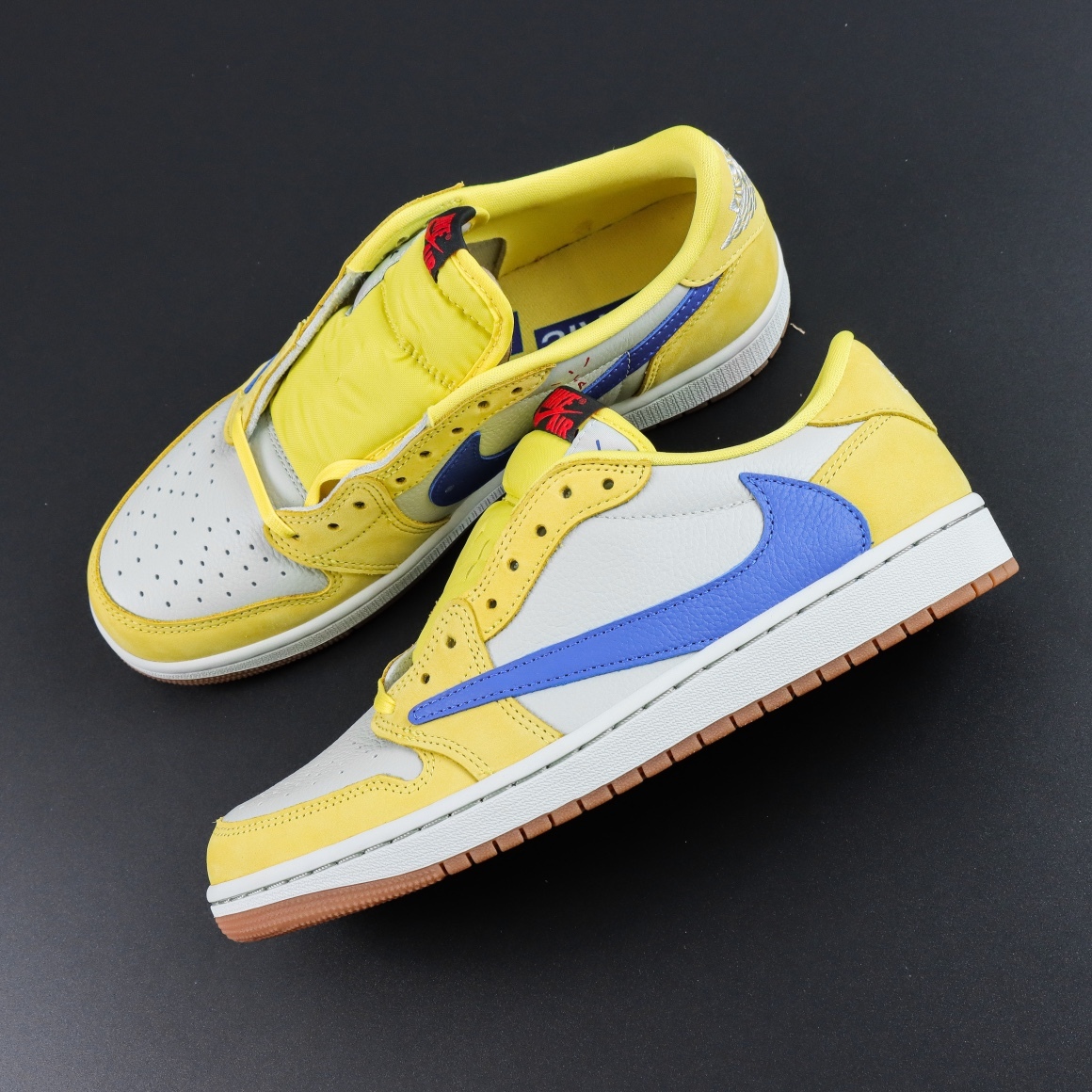 LJR Batch-Travis Scott x Air Jordan 1 Low "Canary Yellow" DZ4137-700
