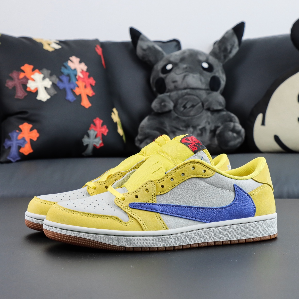 LJR Travis Scott x Air Jordan 1 Low "Canary Yellow" DZ4137-700 Travis 