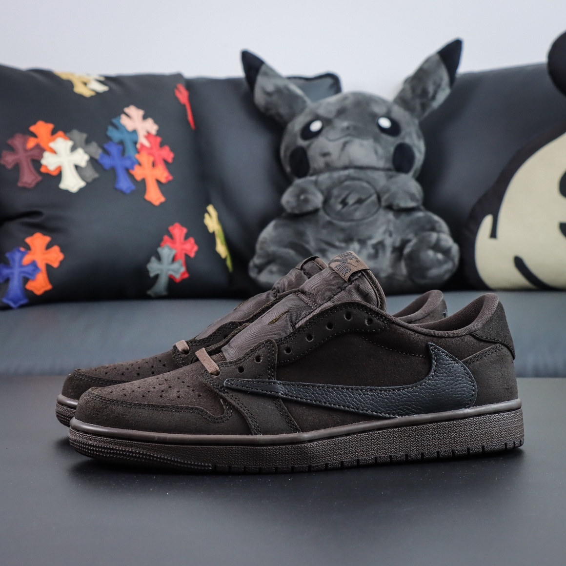 LJR Travis Scott x Air Jordan 1 Low "Velvet Brown" Travis Scott LJR