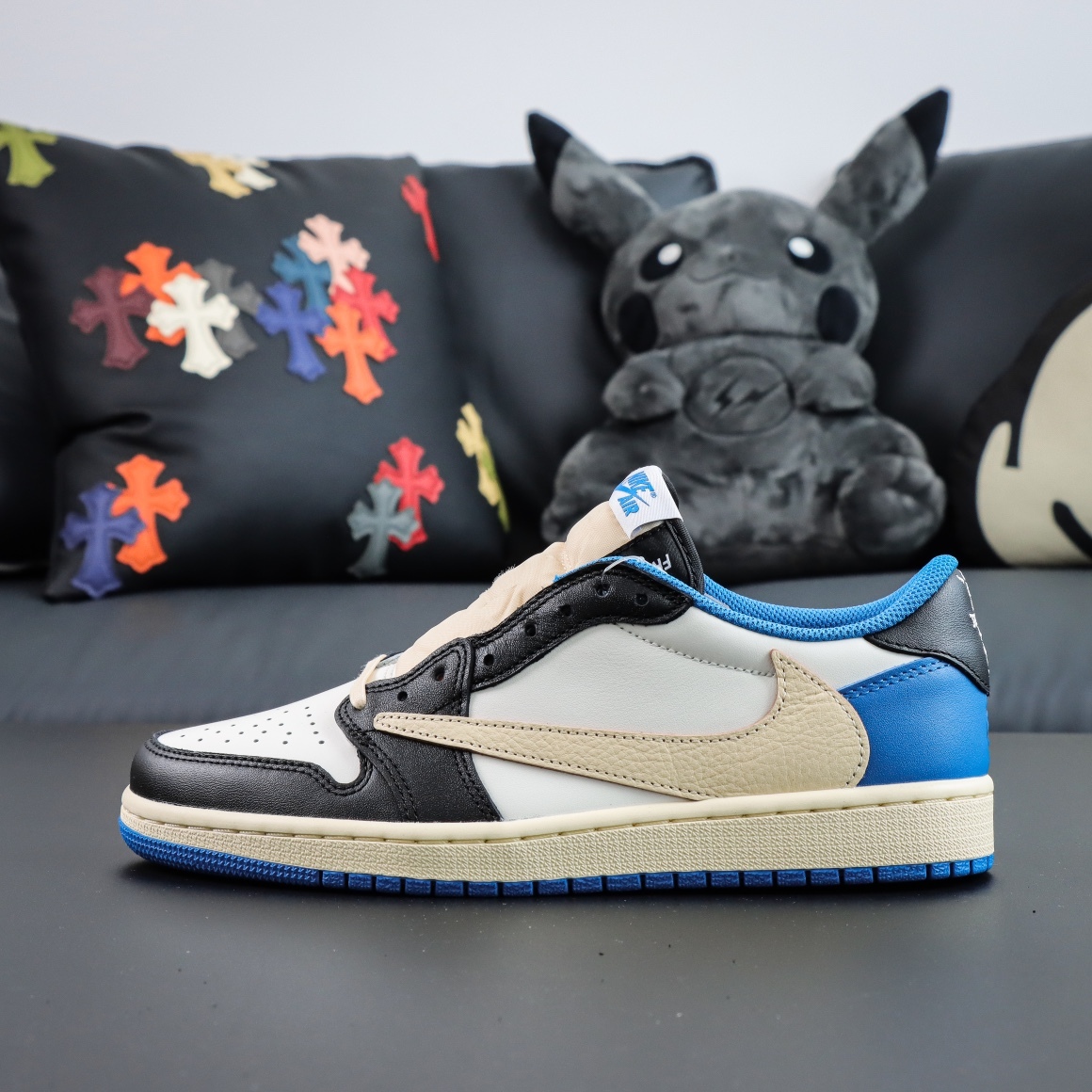 LJR Batch-Travis Scott x Air Jordan 1 Low “ Fragments” DM7866-140