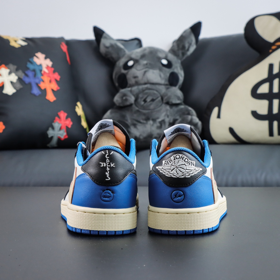 LJR Batch-Travis Scott x Air Jordan 1 Low “ Fragments” DM7866-140