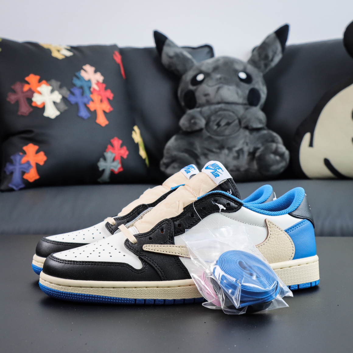 LJR Batch-Travis Scott x Air Jordan 1 Low “ Fragments” DM7866-140