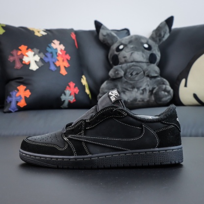 LJR Batch-Travis Scott x Air Jordan 1 Low "Black/Phantom" DM7866-001