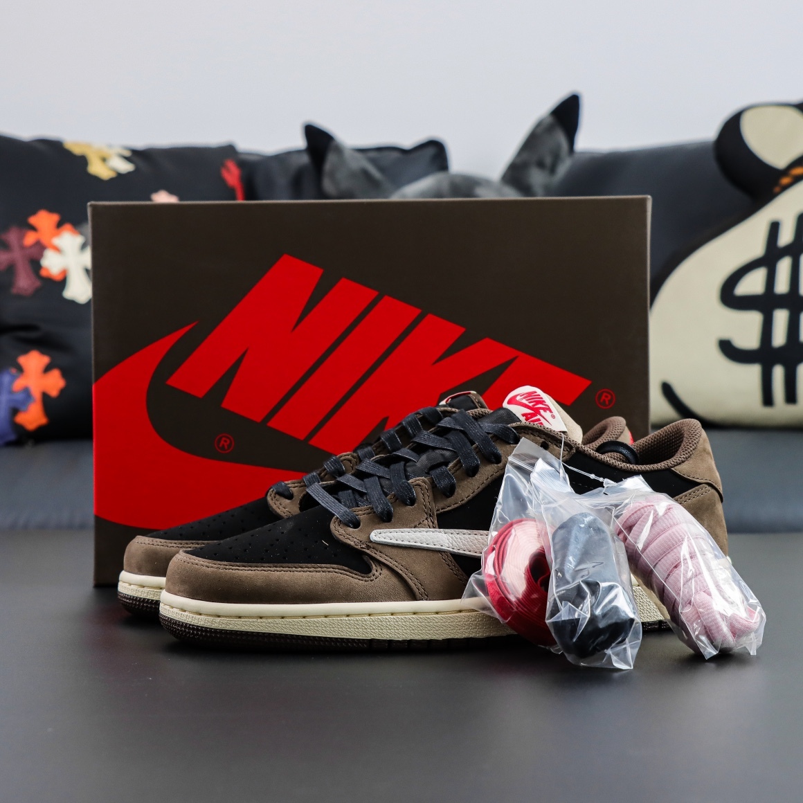 LJR Batch-Travis Scott x Air Jordan 1 Low OG "Mocha" CQ4277-001