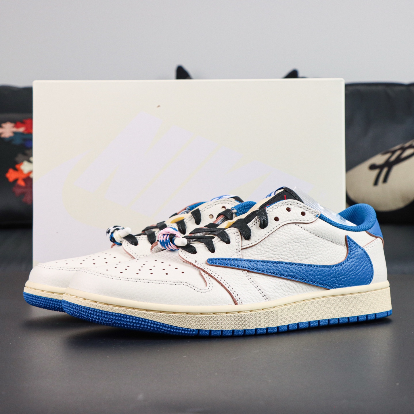 LJR Batch-Travis Scott x Air Jordan 1 Low “ Fragments” DM7866-104