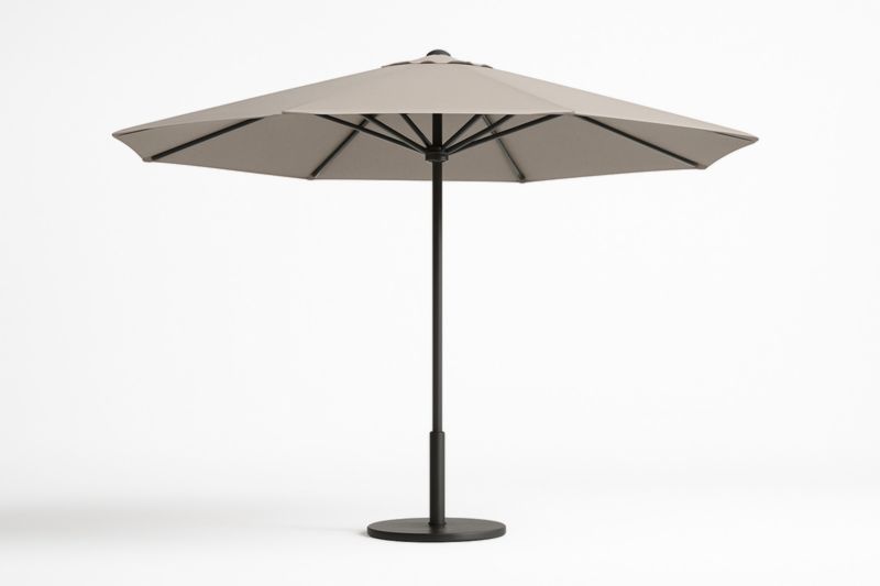 Ombrellone da Esterno con Tessuto in Poliestere Beige