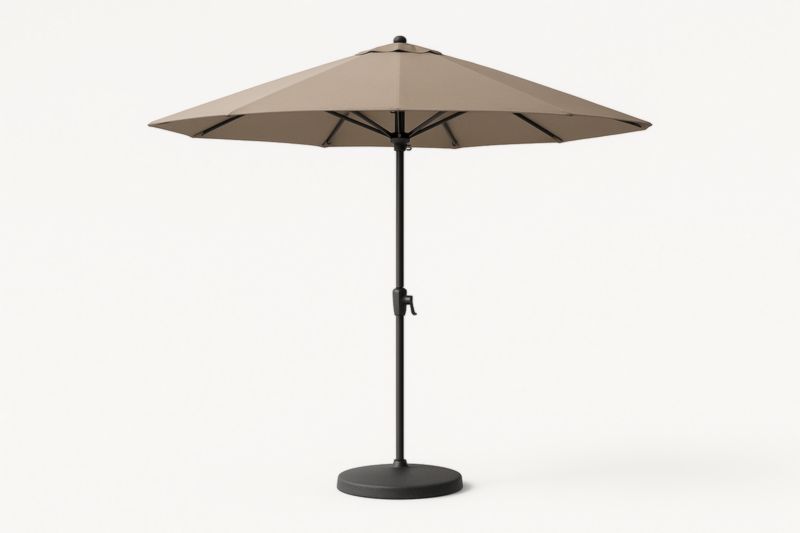 Ombrellone da Esterno in Alluminio e Poliestere Diametro 3m Regolabile Sabbia