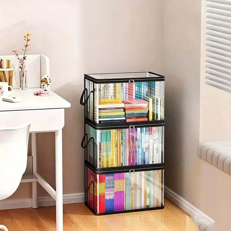 🔥Last Day 50% OFF📦Portable Large Heavy-Duty Thick Plastic Clear Storage Box with Hinged Lid | Home, Travel & Camping