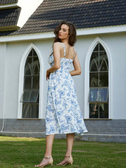 Hottest Floral Milkmaid Sundress with Pockets