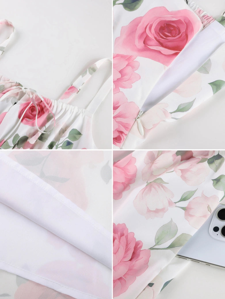 Hottest Floral Milkmaid Sundress with Pockets