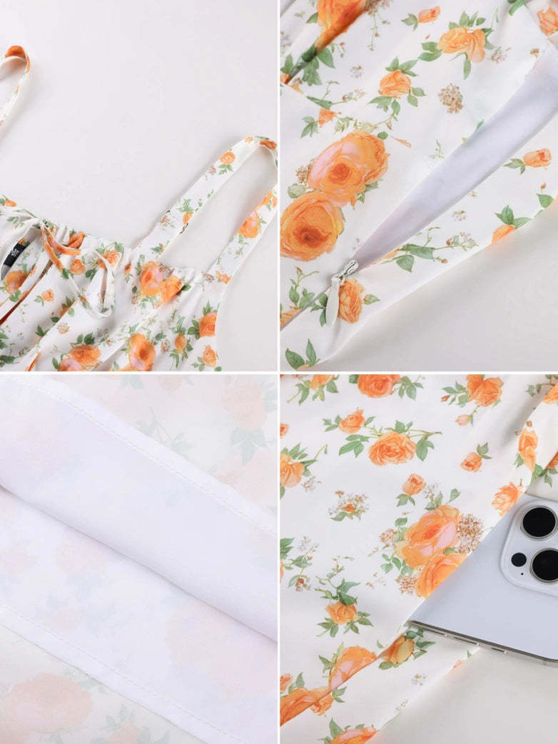 Hottest Floral Milkmaid Sundress with Pockets