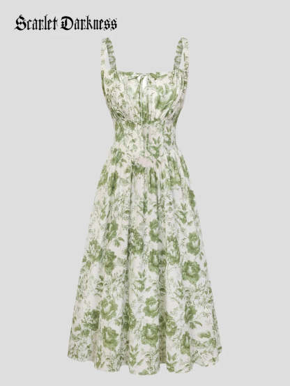 Hottest Floral Milkmaid Sundress with Pockets