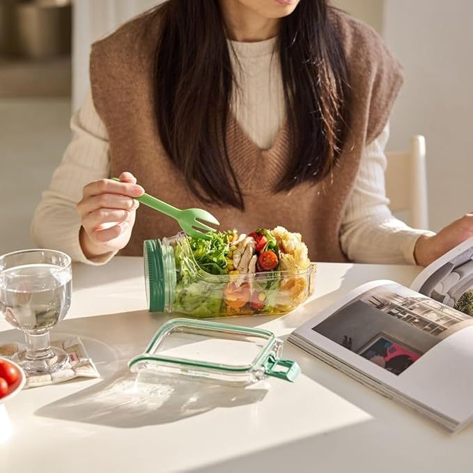 🔥🔥Last day 49% off - Easy-Mix Salad Container with Lid