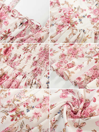 Hottest Floral Milkmaid Sundress with Pockets