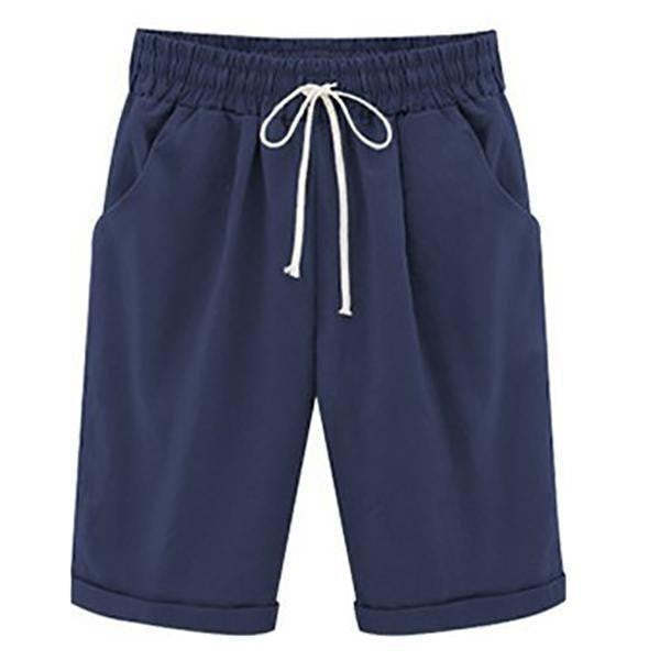🔥🔥Limited time sale  Women's Casual Loose-Fit Cotton Summer Shorts with Pockets