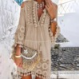 🌿🌿50% OFF !!  Women's Loose Cotton Linen Embroidered Dress👗