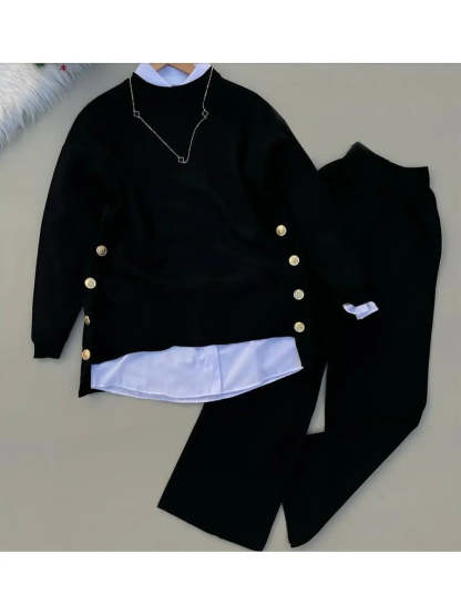 📦📦Buy 2 PCS for free shipping🔥  Women's Comfortable Pullover Sweater and Pants Two-piece Set