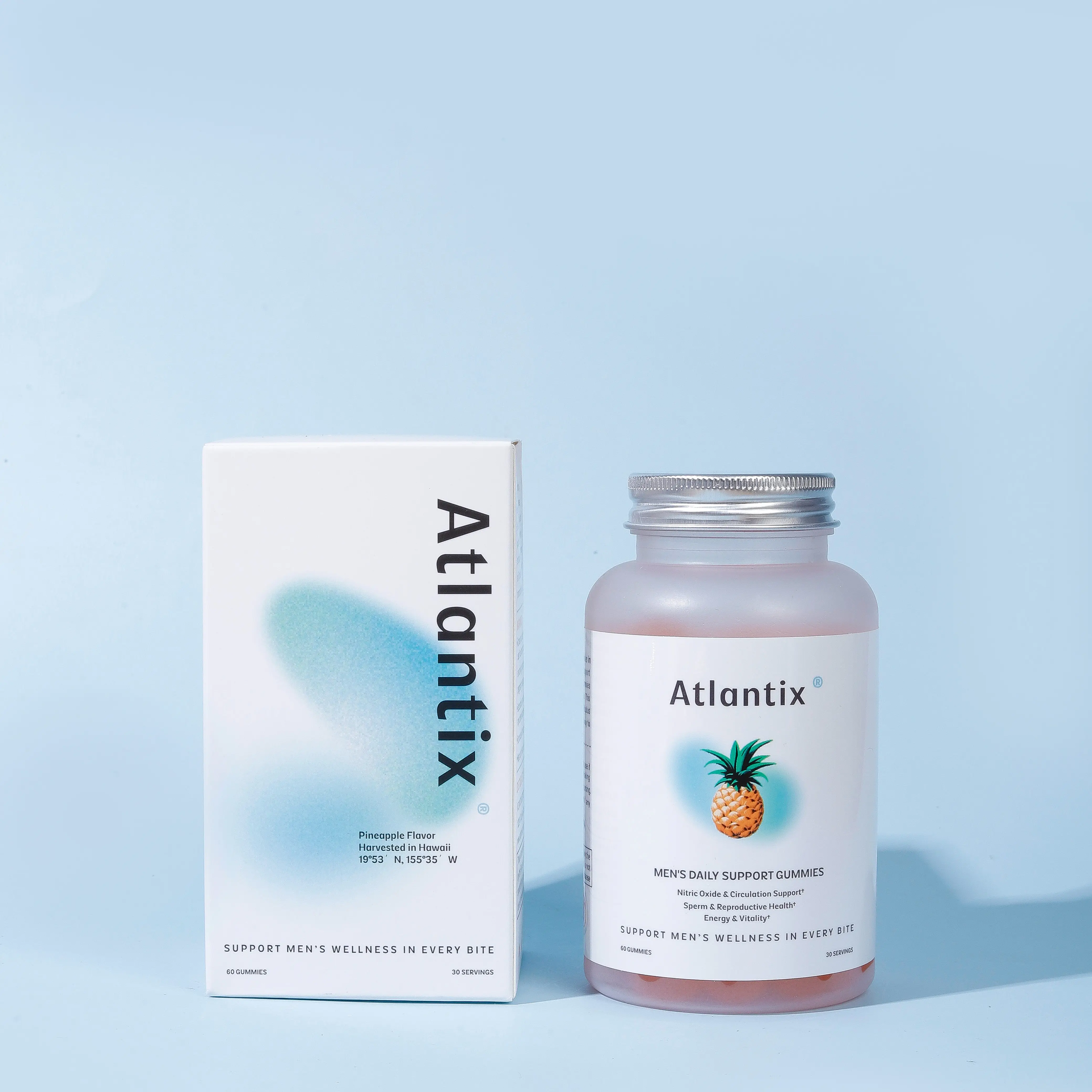 ATLANTIX - Men's Health Supplement Gummies - Sugar-Free - 60 Gummies - One-Month Supply Healthcare Dietary supplements men