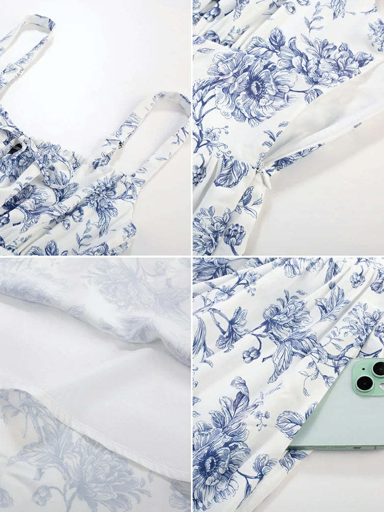Hottest Floral Milkmaid Sundress with Pockets