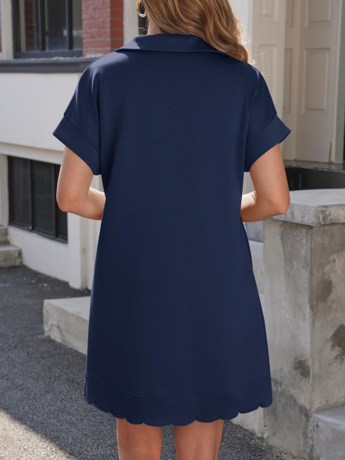 ✨️😍Women's Collared Pocket T-Shirt Dress
