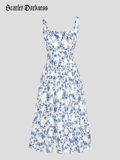 Hottest Floral Milkmaid Sundress with Pockets
