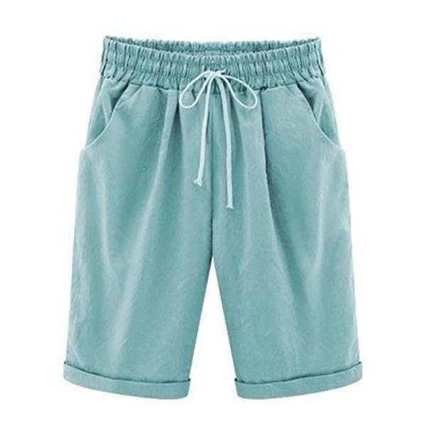 🔥🔥Limited time sale Women's Casual Loose-Fit Cotton Summer Shorts with Pockets
