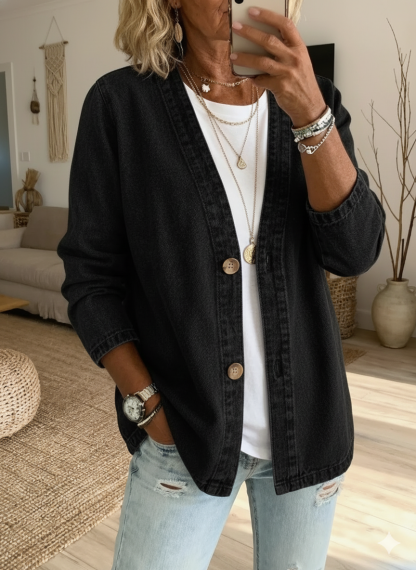 🌿🌿Limited time sale⏰Women's Casual Denim Cardigan