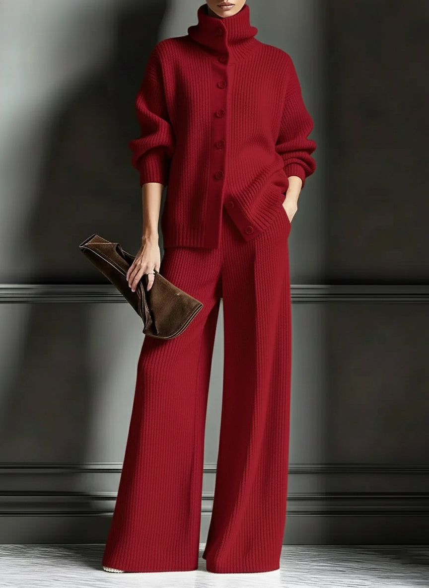 📦📦Buy 2 PCS for free shipping🎄 Cozy Cardigan Sweater and Pants Two-Piece Set