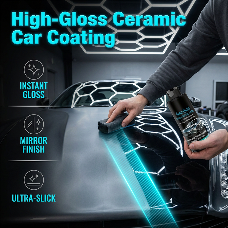 🔥🔥🔥𝑪𝑳𝑬𝑨𝑹𝑨𝑵𝑪𝑬 𝑰𝑻𝑬𝑴🎉 𝐓𝐨𝐝𝐚𝐲 4𝟗% 𝐎𝐅𝐅 High-Gloss Hydrophobic Nano Ceramic Coating Spray
