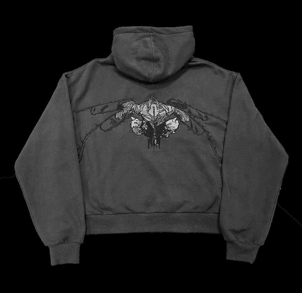 HERO OF HELL ZIP UP+FREE CORD KEYCHAIN