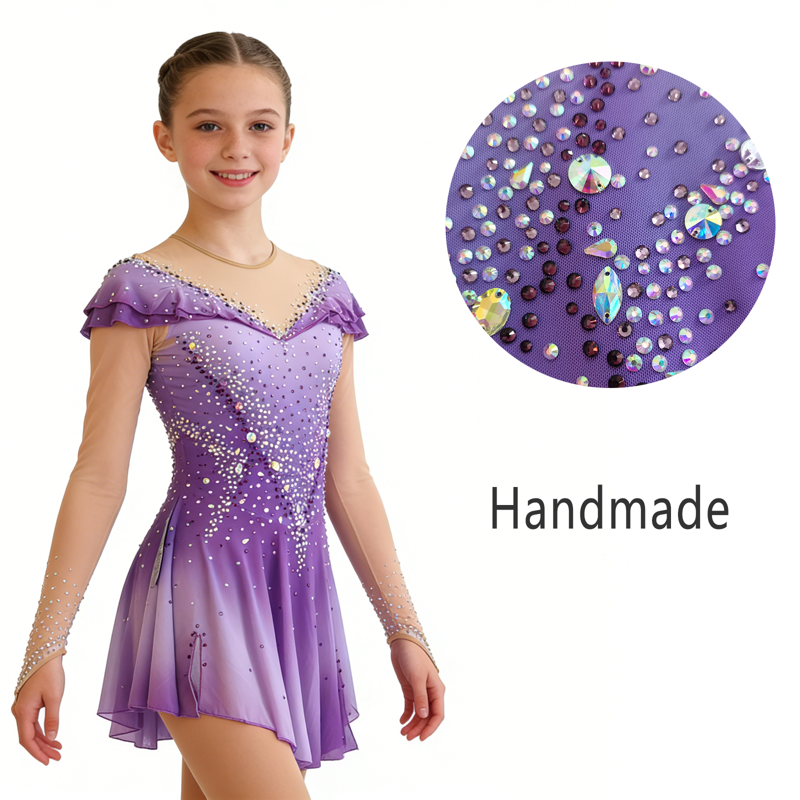 Figure Skating Dress BD7054