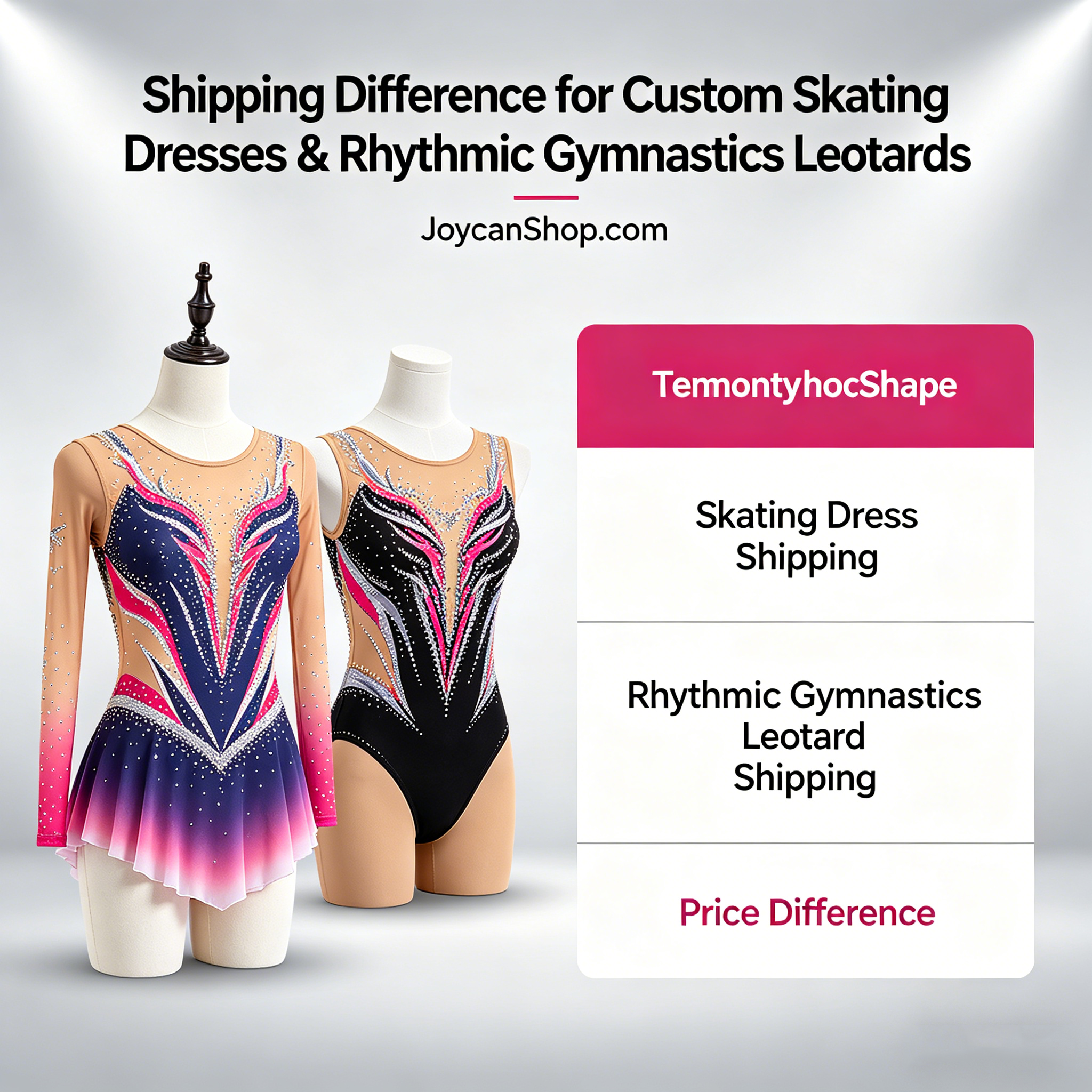 Customize Design of Ice Skating Dress Rhymic Gymnastics Leotards Lyrical Costumes & Shipping Difference 