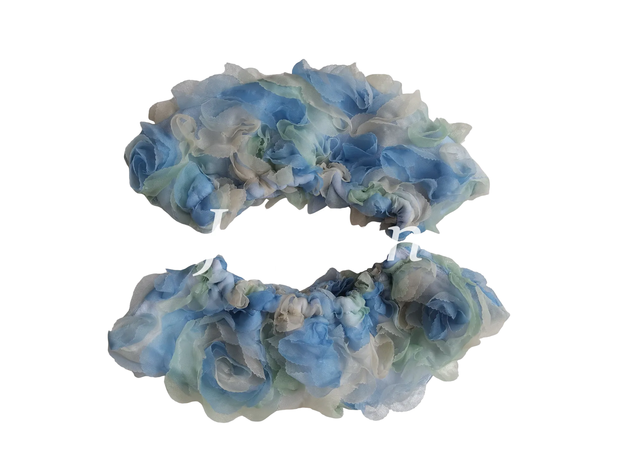 JoyCan Figure Skate Blade Covers JB453 | Rainbow Pastel 3D Flower Decorative Ice Skate Guards for Girls and Women