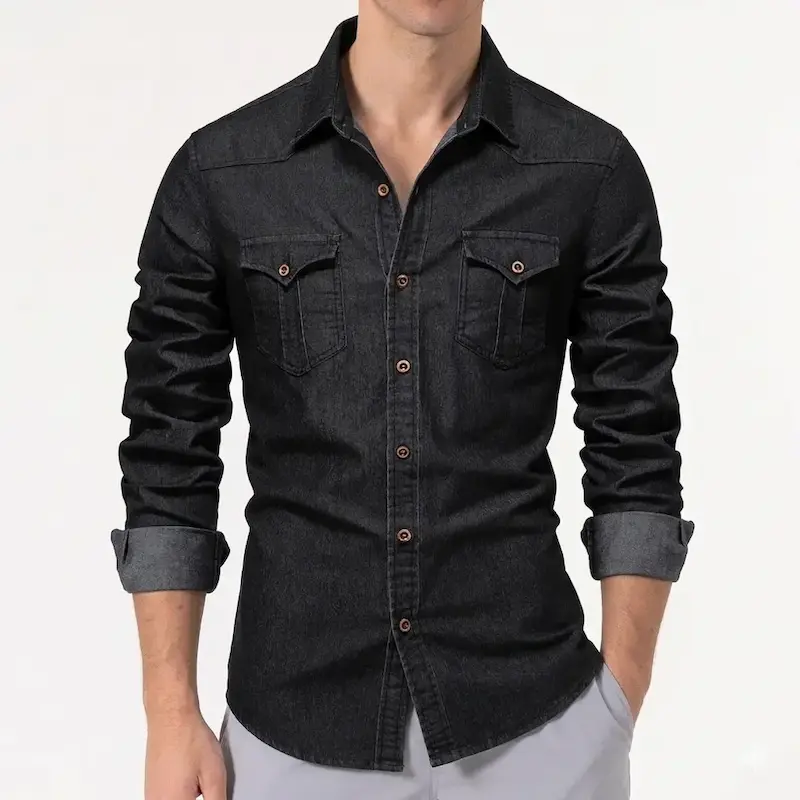 Men's Casual Denim Shirt