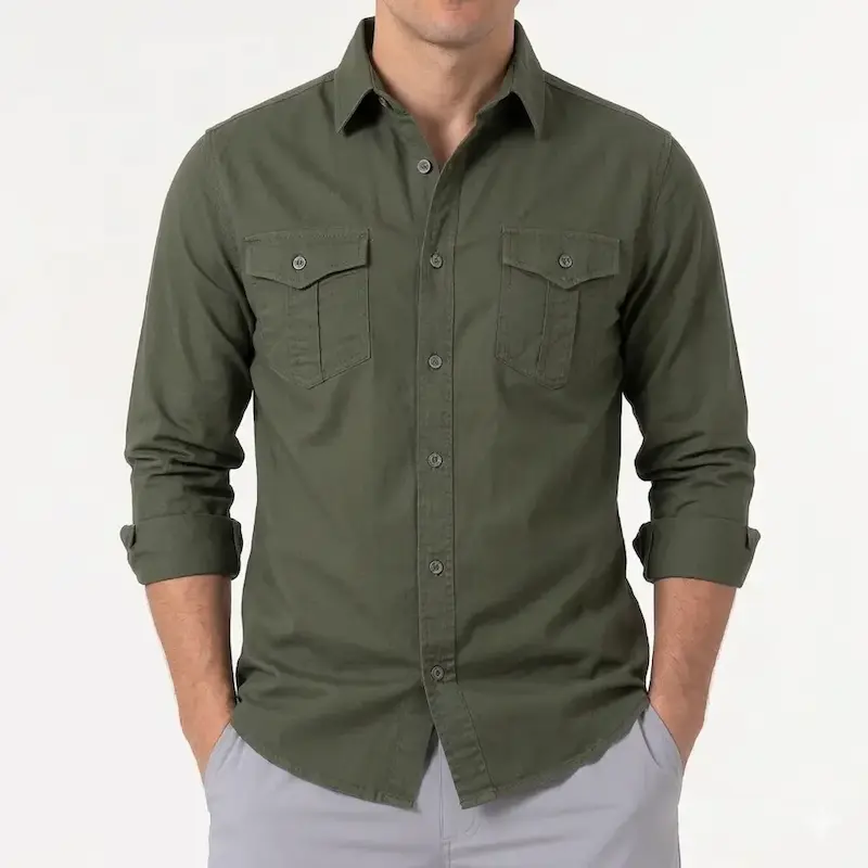 Men's Casual Denim Shirt
