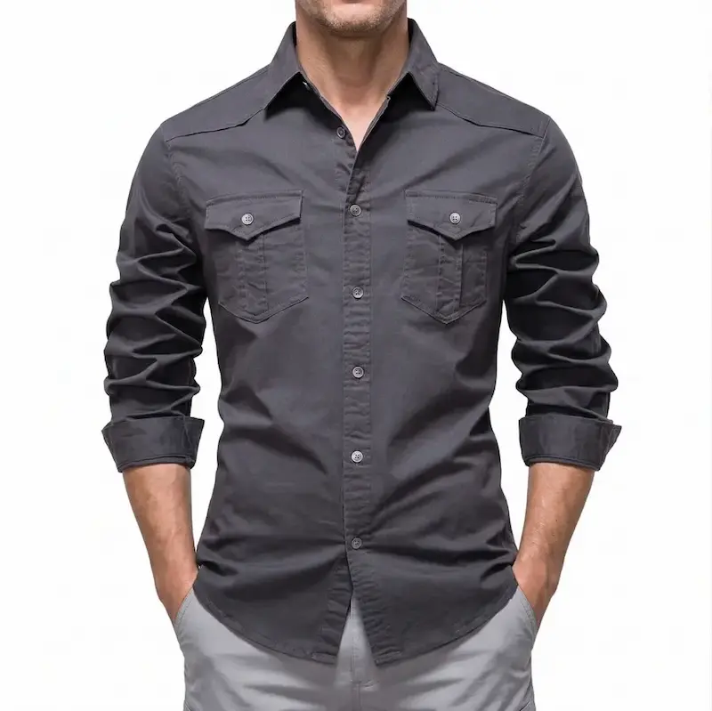 Men's Casual Denim Shirt