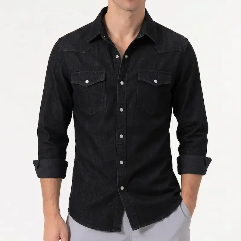 Men's Casual Denim Shirt