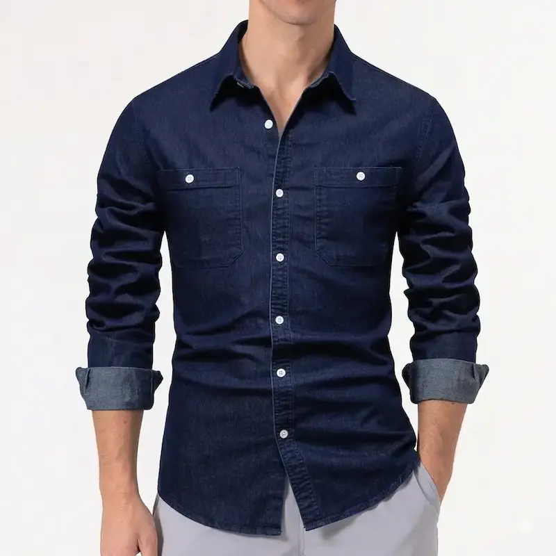 Men's Casual Denim Shirt