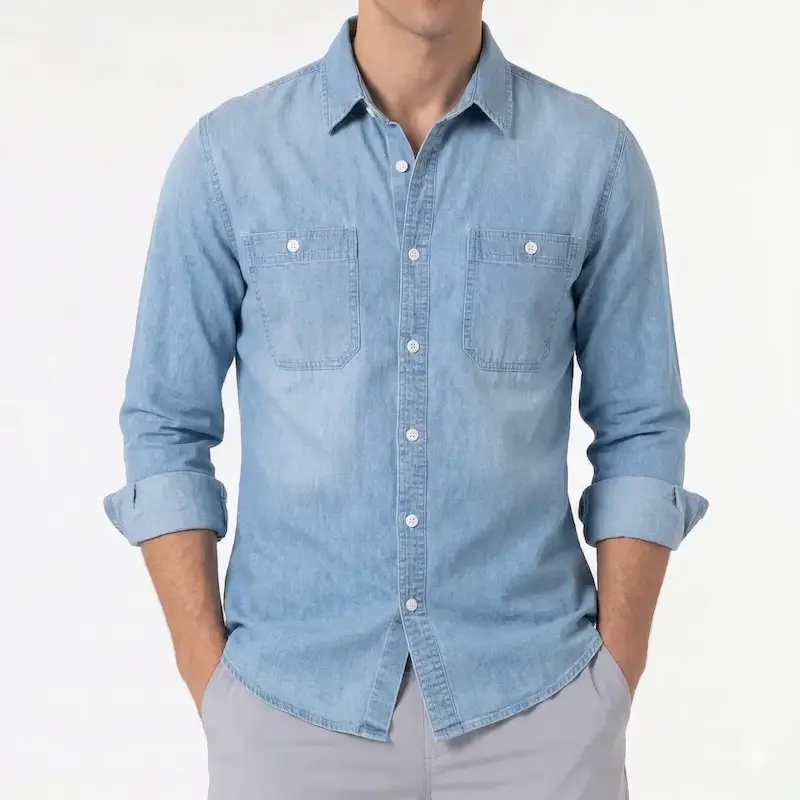 Men's Casual Denim Shirt