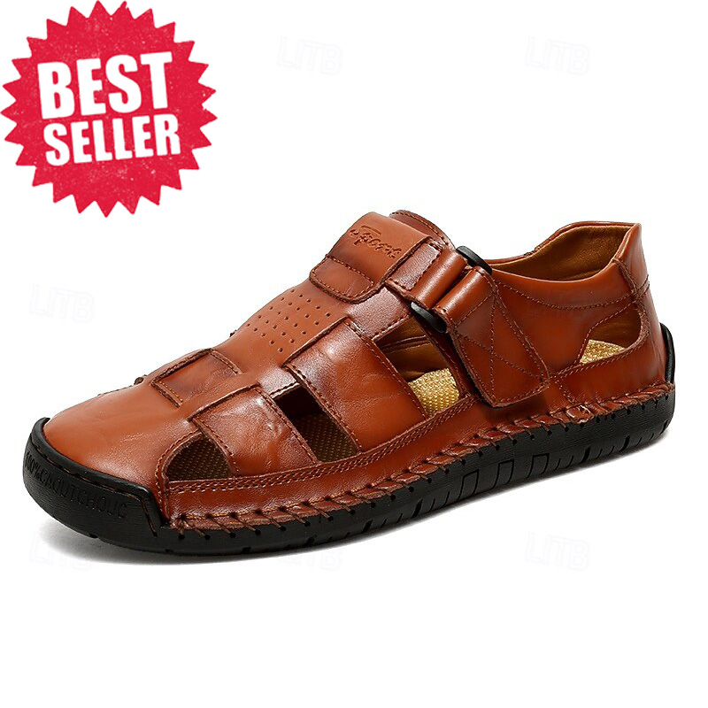 Men's Leather Fisherman Sandals